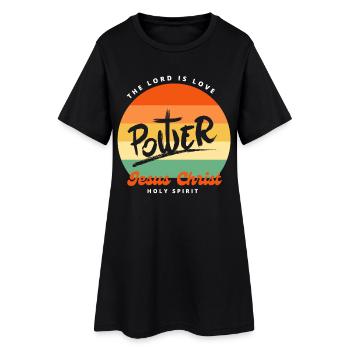 Proverbes chrétiens Christ - Robe T-shirt Femme - noir - Devant
