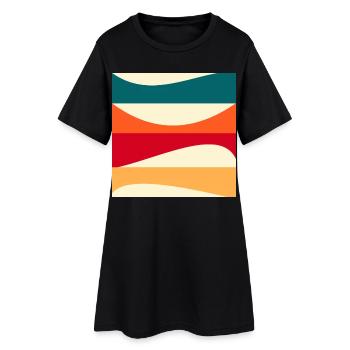 constructivisme - Robe T-shirt Femme - noir - Devant