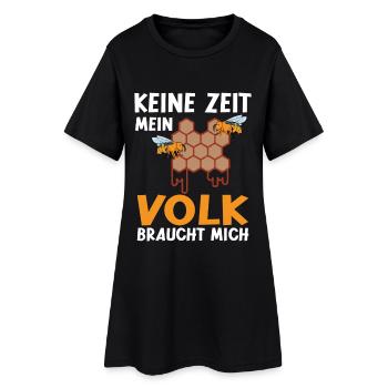 Pas de temps ma colonie a besoin de moi abeille - Robe T-shirt Femme - noir - Devant