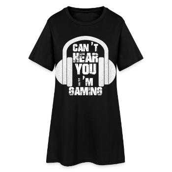 Je ne peux pas vous entendre I m Gaming Video Gamer Casque - Robe T-shirt Femme - noir - Devant