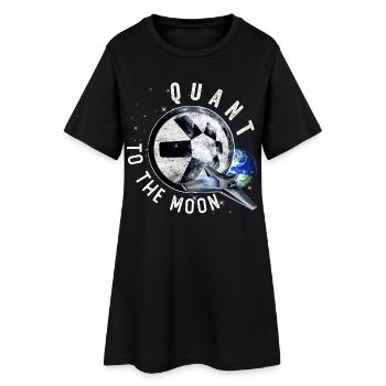Quant crypto shirt Crypto Blockchain Money Gift - Women’s T-Shirt Dress - black - Front