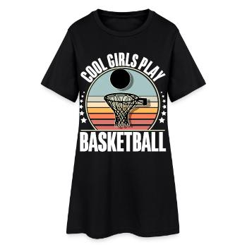 Basketball féminin Basketball féminin - Robe T-shirt Femme - noir - Devant