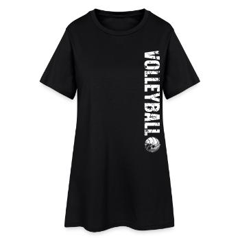 Volleyball - Women’s T-Shirt Dress - black - Front