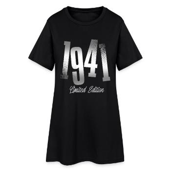 1941 Born birthday Year of construction - Women’s T-Shirt Dress - black - Front
