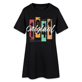 1941 Vintage Retro Birthday - Women’s T-Shirt Dress - black - Front