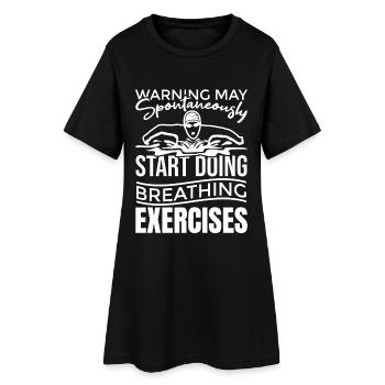 Swimming Motivation - Women’s T-Shirt Dress - black - Front