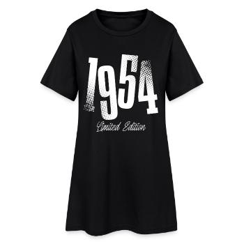 1954 Né l’année de naissance - Robe T-shirt Femme - noir - Devant