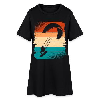 Kitesurfer Kitesurf Kitesurf - Robe T-shirt Femme - noir - Devant