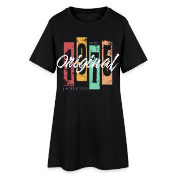 1975 Vintage Retro Birthday - Robe T-shirt Femme - noir - Devant