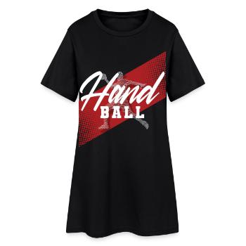 Handball Handballeur - Robe T-shirt Femme - noir - Devant