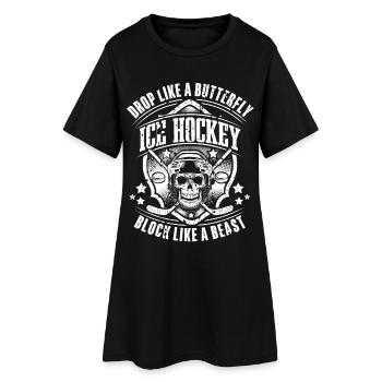 Eishockey  - Women’s T-Shirt Dress - black - Front