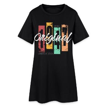1947 Vintage Retro Birthday - Robe T-shirt Femme - noir - Devant