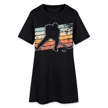 Eishockey  - Women’s T-Shirt Dress - black - Front