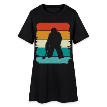 Eishockey  - Women’s T-Shirt Dress - black - Front