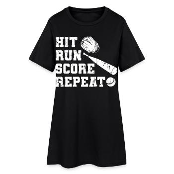 Baseball Motivation - Robe T-shirt Femme - noir - Devant