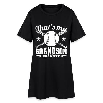 C’est mon petit-fils là-bas - Robe T-shirt Femme - noir - Devant