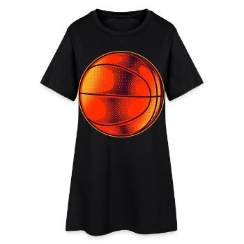 Vintage Basketball - Robe T-shirt Femme - noir - Devant