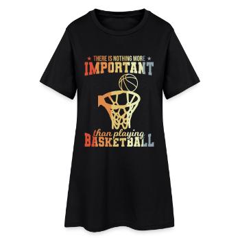 Basketball player saying - Women’s T-Shirt Dress - black - Front