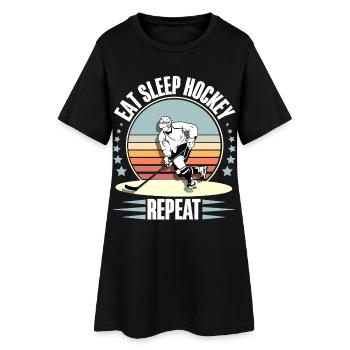 Eishockey - Women’s T-Shirt Dress - black - Front