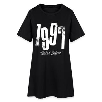 1997 Born birthday Year of construction - Women’s T-Shirt Dress - black - Front