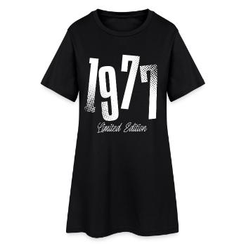 1977 Year of birth Year of construction born - Women’s T-Shirt Dress - black - Front