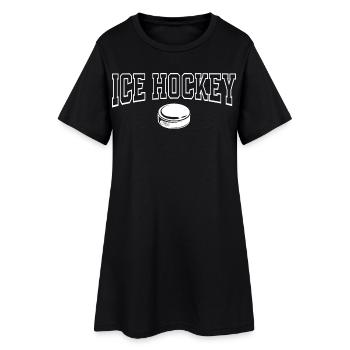 Eishockey  - Women’s T-Shirt Dress - black - Front