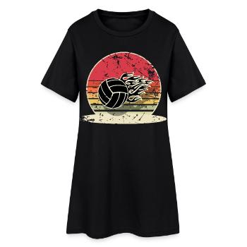 Volleyball - Women’s T-Shirt Dress - black - Front
