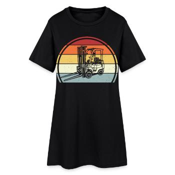 Forklift Forklift - Women’s T-Shirt Dress - black - Front