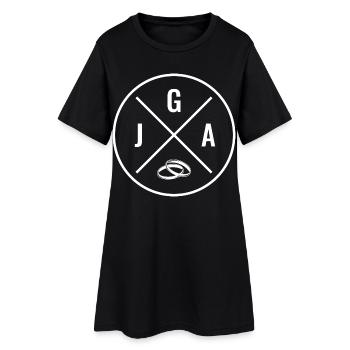JGA Junggesellenabschied Junggesellinnenabschied - Frauen T-Shirt-Kleid - Schwarz - Vorne