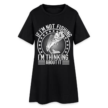 Pêche Chasse Fish Hunter - Robe T-shirt Femme - noir - Devant