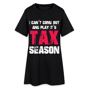 Tax Season CPA Accountant Gag - Women’s T-Shirt Dress - black - Front
