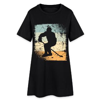 Eishockey  - Women’s T-Shirt Dress - black - Front