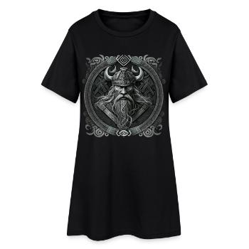 Viking#01 - Robe T-shirt Femme - noir - Devant