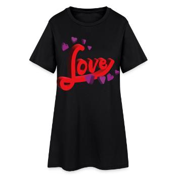 Greetings from - from wherever - Women’s T-Shirt Dress - black - Front