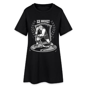 Eishockey - Women’s T-Shirt Dress - black - Front