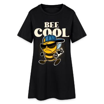 Bee Cool Biene - Women’s T-Shirt Dress - black - Front