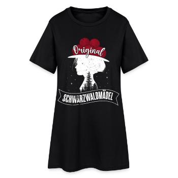 Original Fille de la Forêt-Noire Bollenhut - Robe T-shirt Femme - noir - Devant