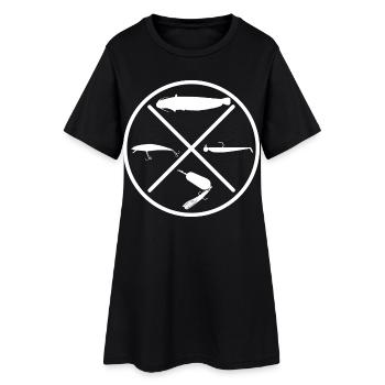 Silure - Robe T-shirt Femme - noir - Devant