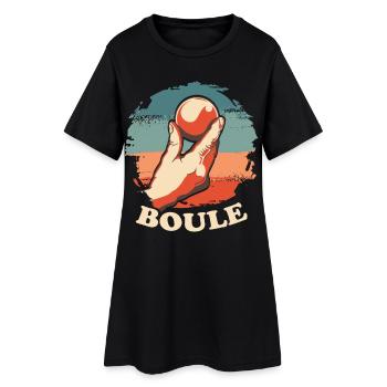 Boules de boule pour Bouler Boccia Jeu Botcha Boule - Robe T-shirt Femme - noir - Devant