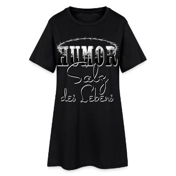 Humor Salt of Life - Women’s T-Shirt Dress - black - Front
