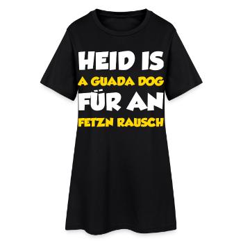 Bayrische Sprüche Bayern Spruch - Frauen T-Shirt-Kleid - Schwarz - Vorne