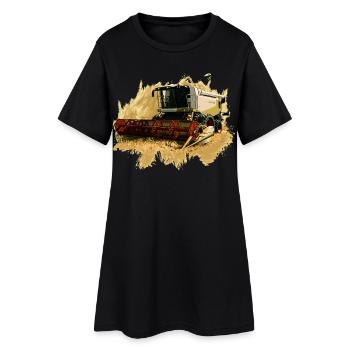 Moissonneuse-batteuse Lexion 550 - Robe T-shirt Femme - noir - Devant