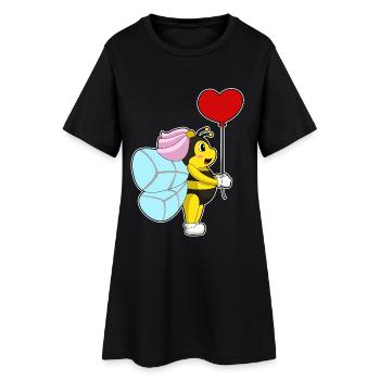 Mariage en ballon Bee Bride - Robe T-shirt Femme - noir - Devant