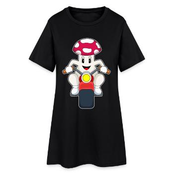 Moto Pilz - Robe T-shirt Femme - noir - Devant