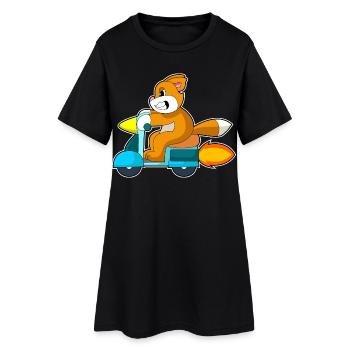 Scooter pour chat - Robe T-shirt Femme - noir - Devant