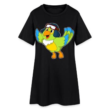 Casquette pilote Parrot - Robe T-shirt Femme - noir - Devant