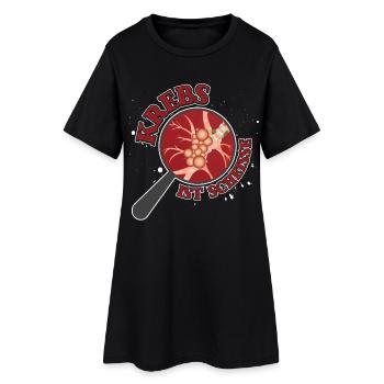 Krebs ist Scheiße Motiv für Gesundheit & Hoffnung - Frauen T-Shirt-Kleid - Schwarz - Vorne