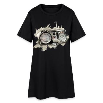 Unimog 406 dashboard - Women’s T-Shirt Dress - black - Front
