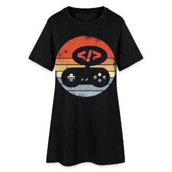 Concepteur de jeu - Robe T-shirt Femme - noir - Devant