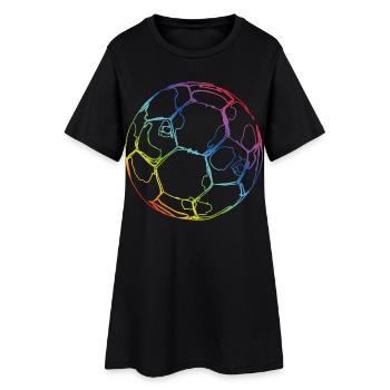 Soccer - Women’s T-Shirt Dress - black - Front